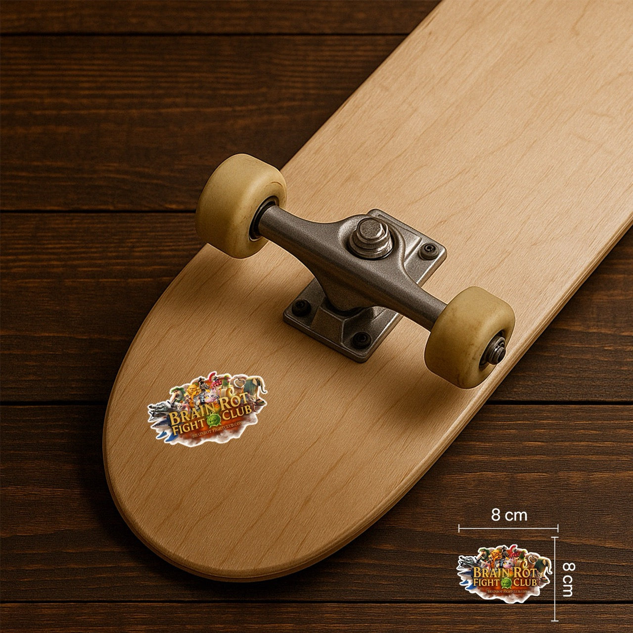 Brain Rot Fight Club Sticker